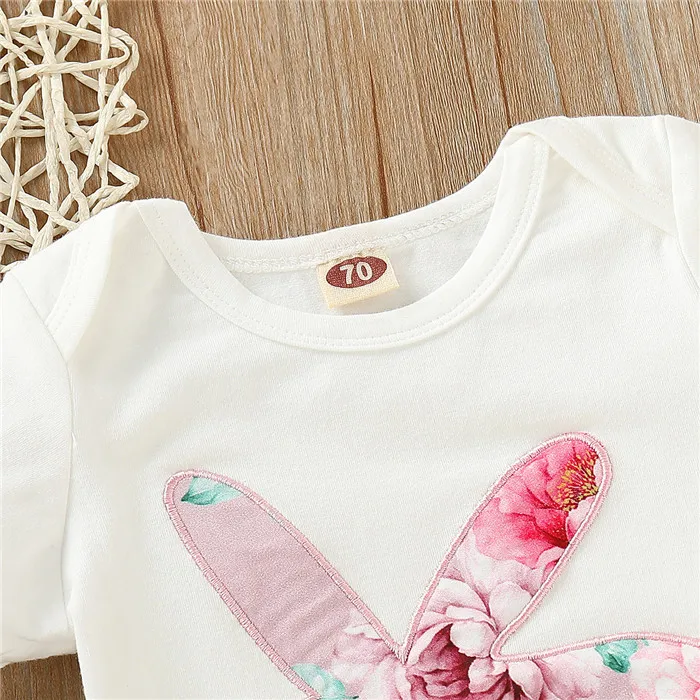 2019 Fashion Baby Clothes short Sleeves Baby Printing Cotton Romper Set with good price