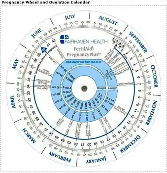 Fertility Wheel Chart