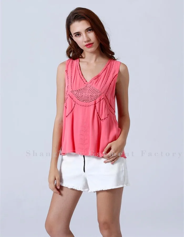 pink vest tops womens