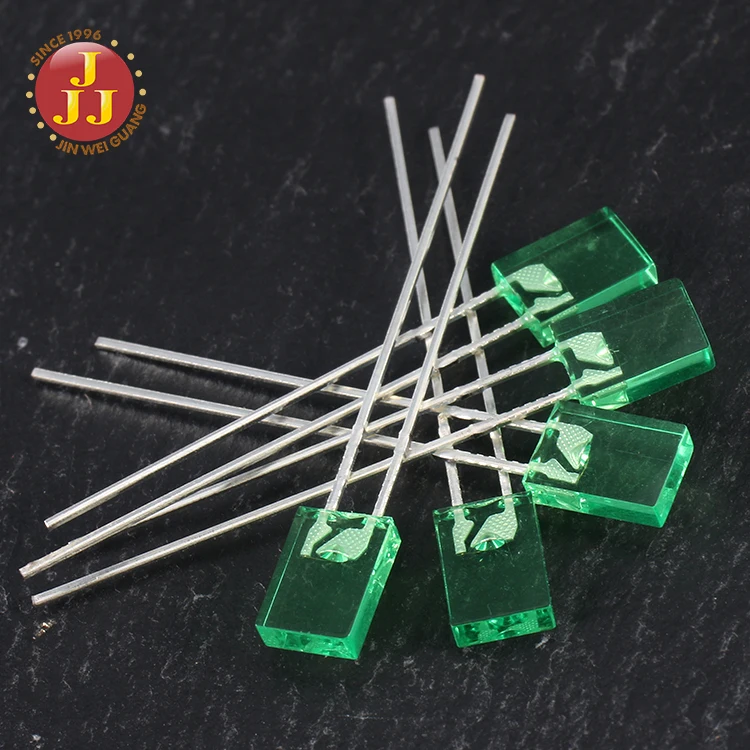 Green color 510-530nm mini size square LED diodes