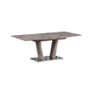 High Gloss Finish Extendable 8 / 10 / 12 Seater MDF Wooden Dining Table