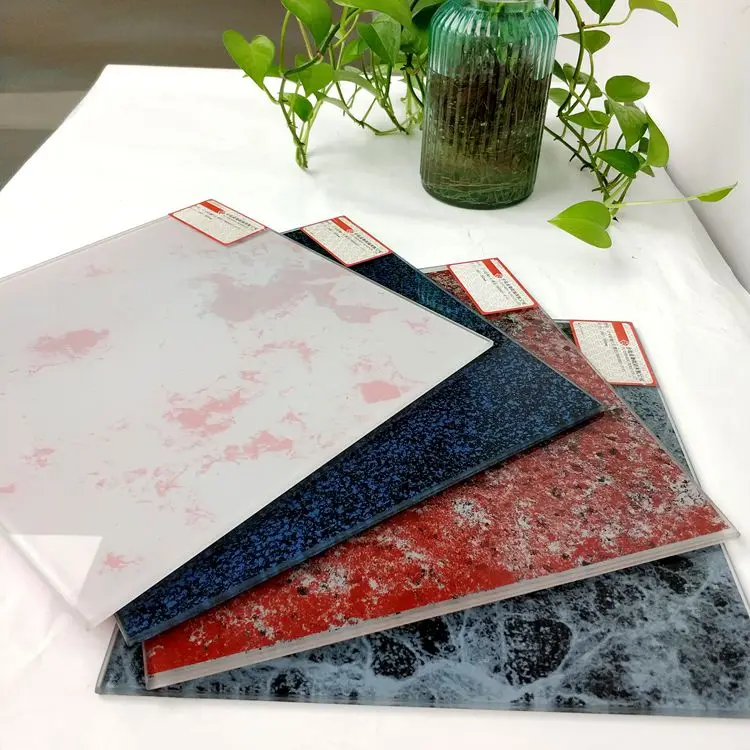 Color Back Painted Building Glass Tempered Ceramic Silkscreen Glass