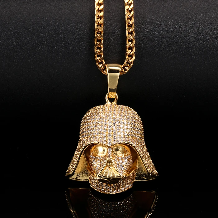 darth vader diamond pendant