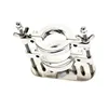 MKR908C-5 stainless steel ball stretcher scrotum stretcher ball splitter with crusher BDSM bondage