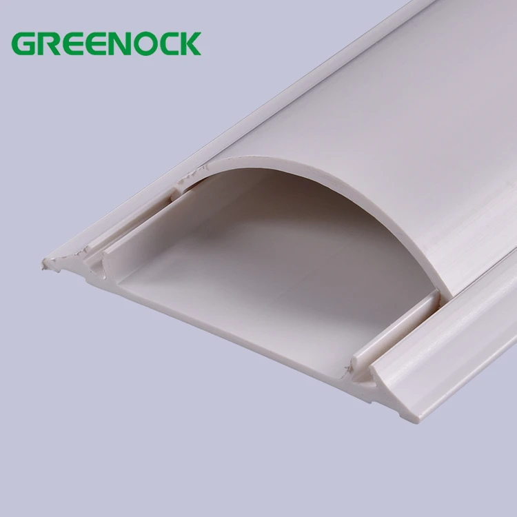 Good Insulation Half Round Curve Pvc Arc Floor Cable Trunking Various
