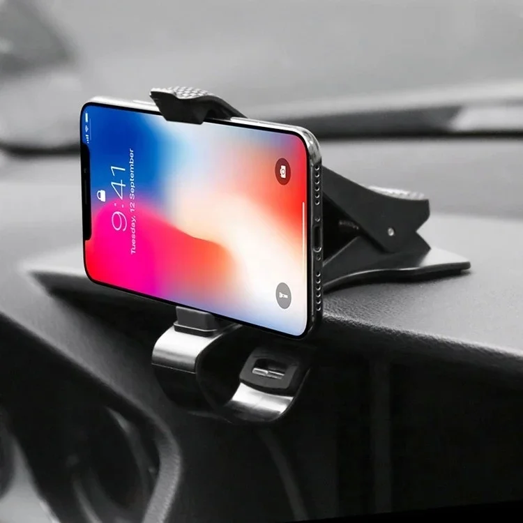 
wholesale car dashboard clip-on car phone holder smartphone navigation car phone stand 