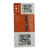 barcode engraved 3 in 1 combo linked card RFID pvc card for member card