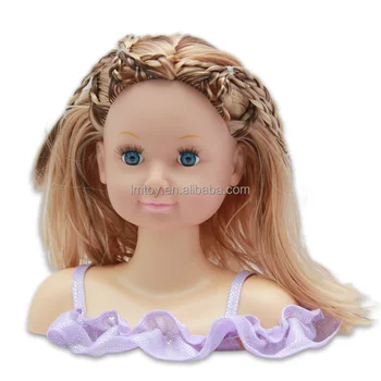 baby doll heads with hair