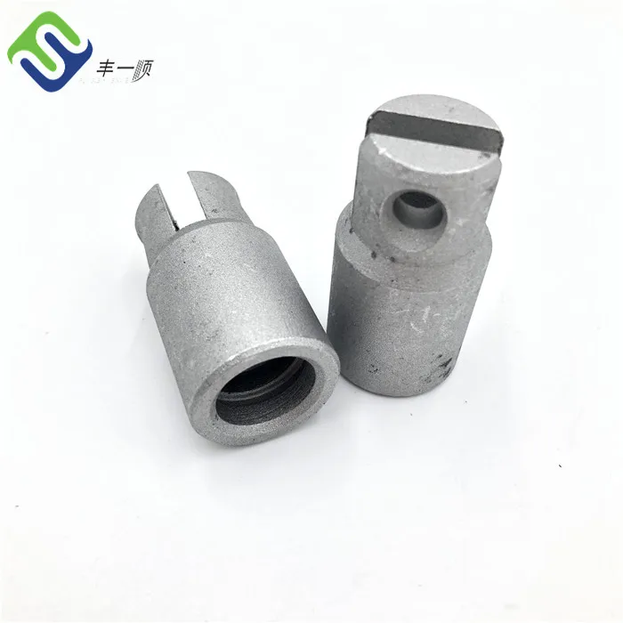 

Playground Aluminium Combination Rope End Fastening Connector, Light grey