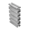 Silver 4040 Anodized Extrusion Assembly Accessories Aluminium And System Door Window Aluminum Profile 50*50 For Working Table
