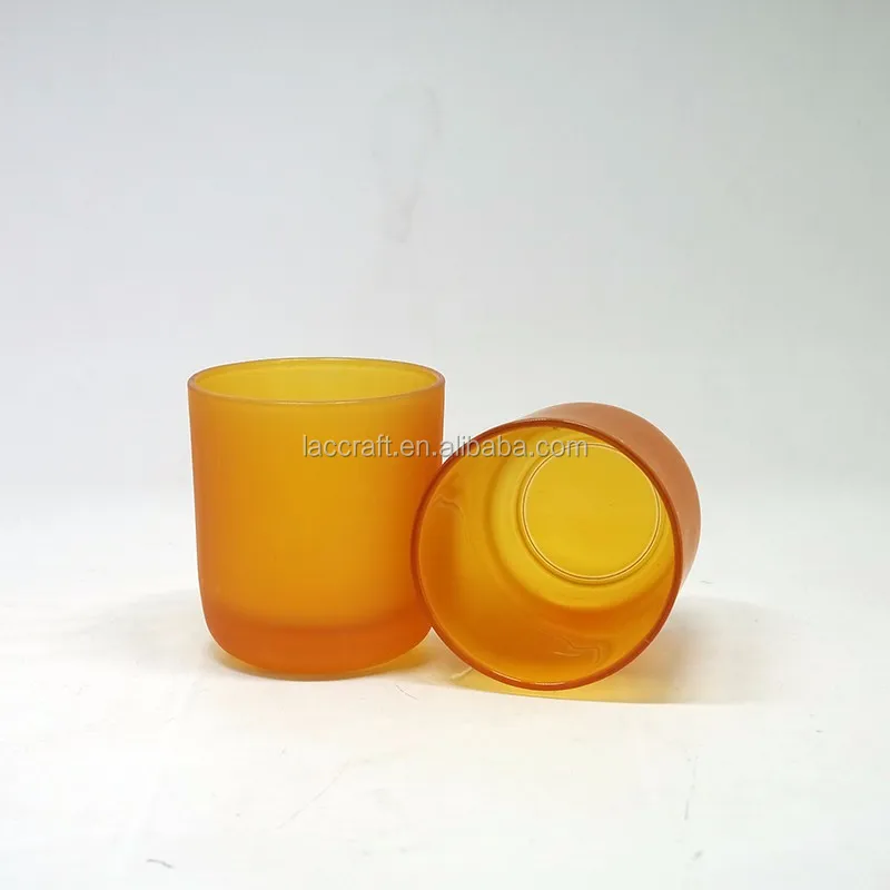 Classic Matte Black Candle Jar Daily Decorative Glass Candle Jar With