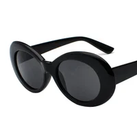 

2019 New fashion trendy oval sun glasses men women sunglasses