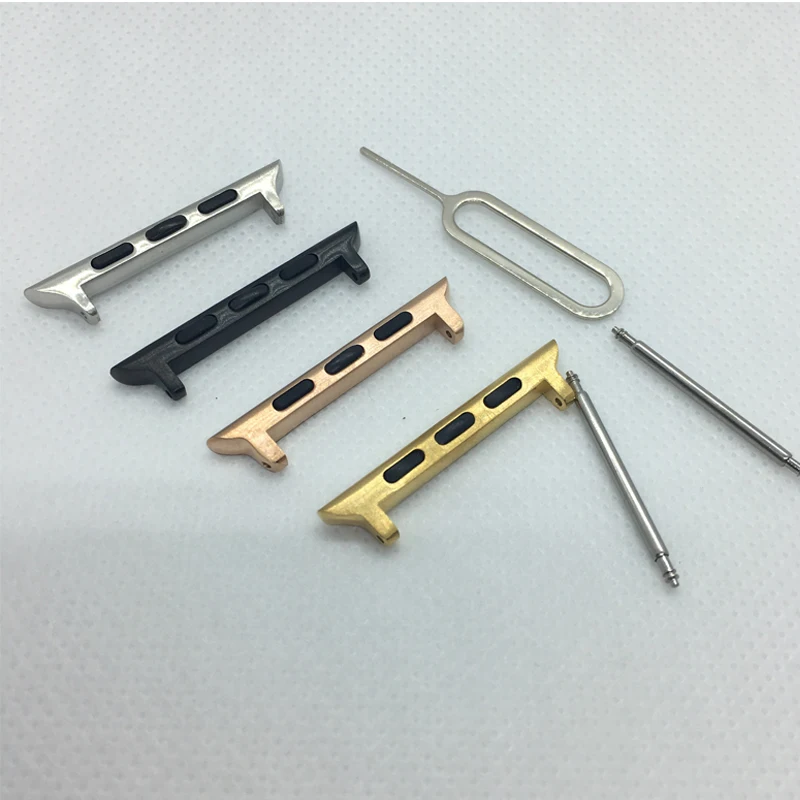 

For Apple iWatch Series 4 Band Connector Spring Bar Stainless Steel Adapter