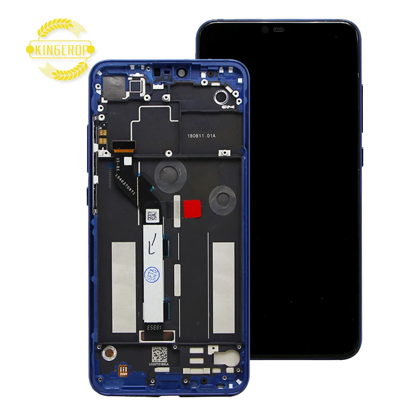 

Original cell phone lcd display For Xiaomi mi 8 lite lcd Digitizer Assembly frame for xiaomi mi 8 lite lcd screen, Black