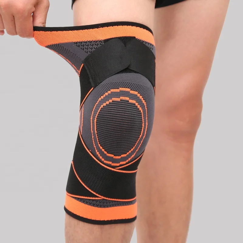 
Adjustable Gym powerlifting pro soft wrap weight lifting sports direct knee brace Protective Compression support sleeves 