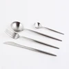 Elegant Silver Matt Finish Stainless Steel Cutlery Set