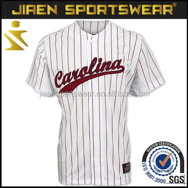 custom pinstripe baseball jersey