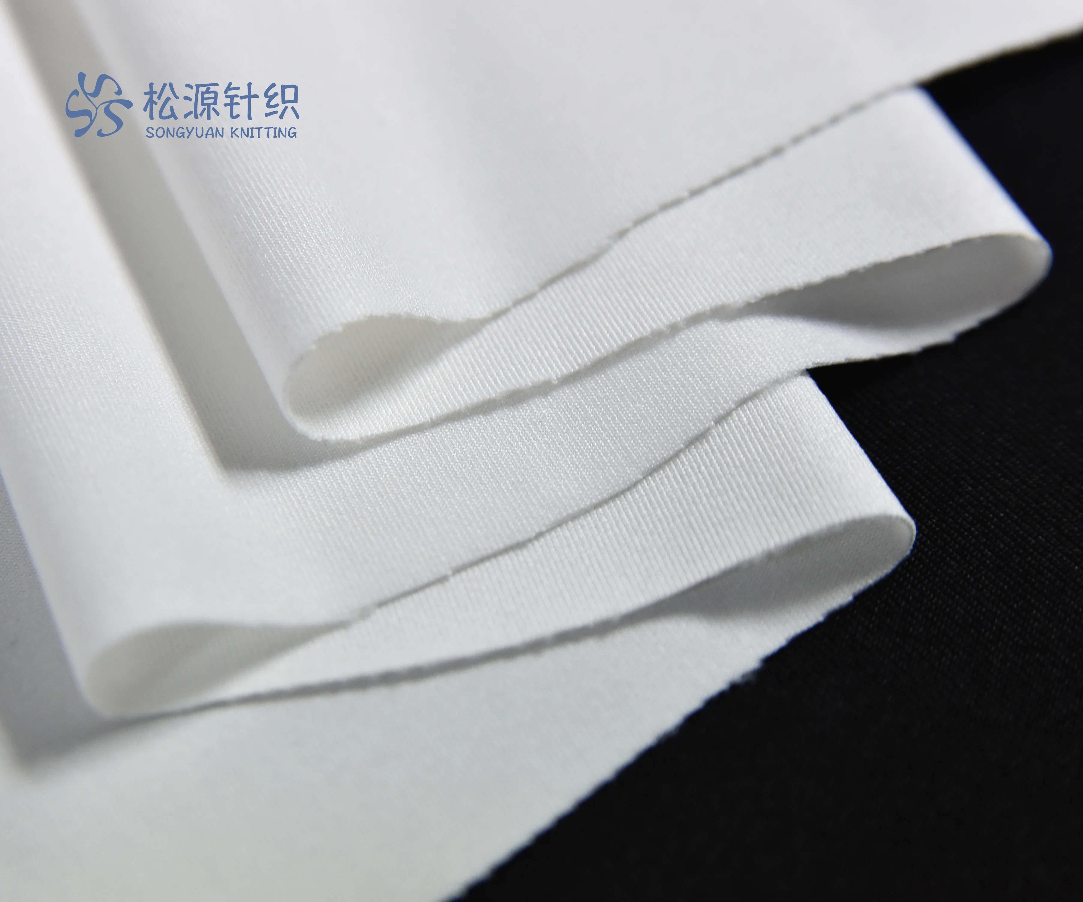 
High quality 180g knit 90 polyester 10 lycra elastic fabric for T shirt 