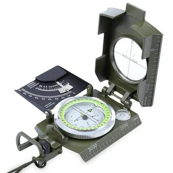 

Professional Army Outdoor Use Military Geology Pocket Prismatic Compass
