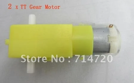 2x Dual axle reduction gear motor TT robot motor for robot chassis rc car 2piece park
