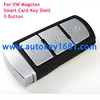 3 Button Smart Remote Key Shell Case Fob for VW/VOLKSWAGEN Magotan Passat CC