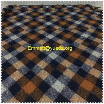 plaid knit fabric