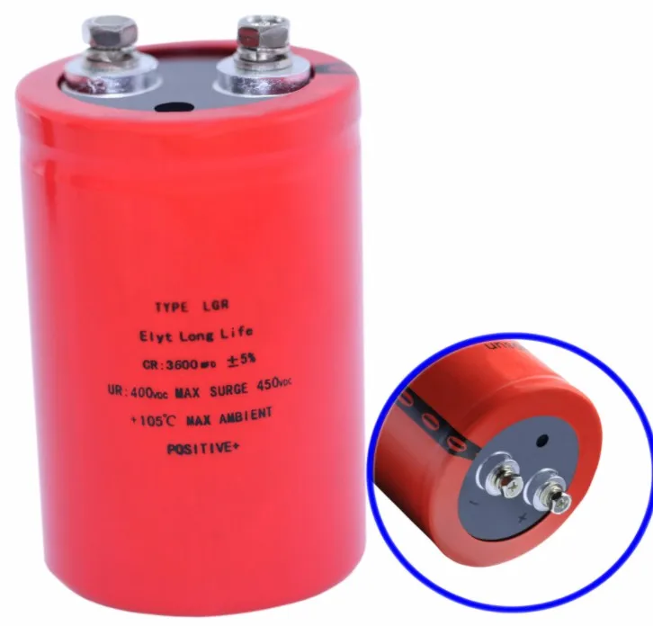 Electrolytic Capacitor 400v 3600uf Screw Terminal,400v 3600mfd Aluminum Electrolytic Capacitor