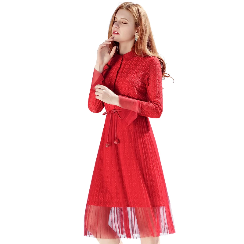 

2018 winter new ladies official dresses, Shown