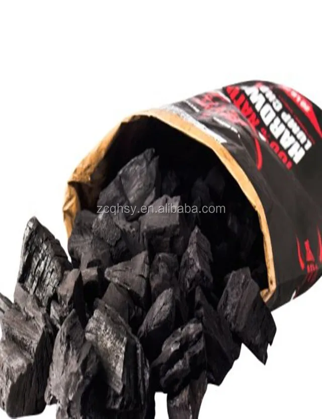 Customized Printing Brown Kraft Charcoal Paper Bags Bbq Wholesale Bbq