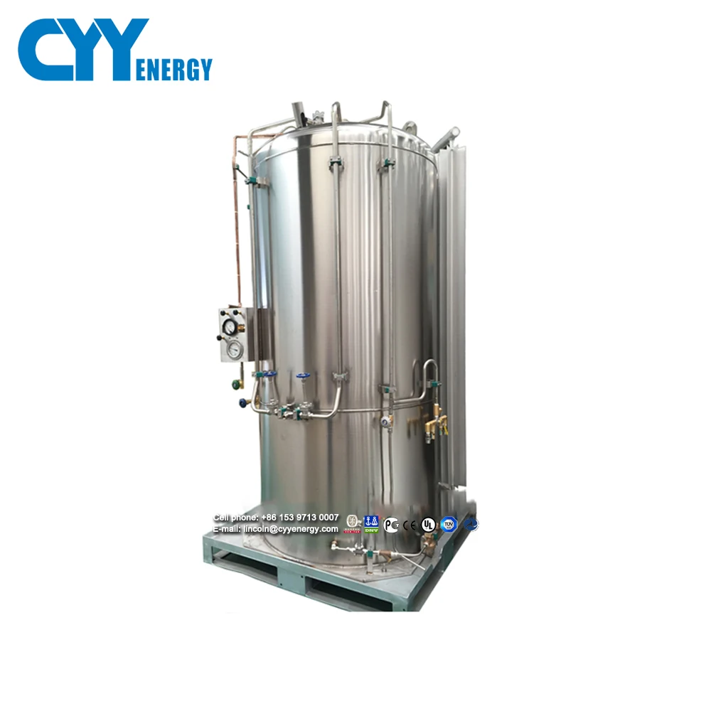 1000l 5000l High Working Pressure Cryogenic Liquid Micro