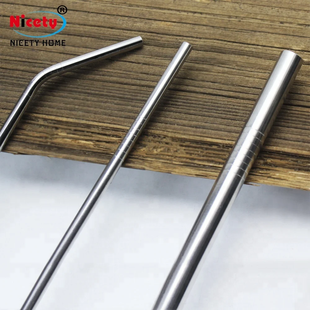 

NICETY food grade stainless steel titanium bpa free straw, Metal colour