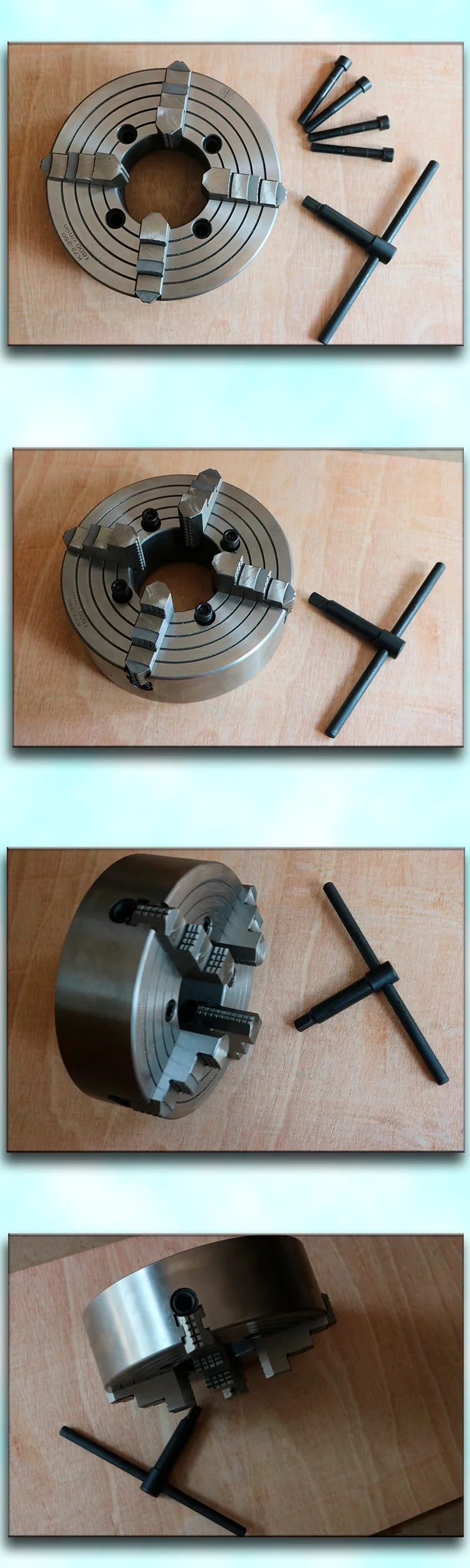 Hot Product Cheap 4 Jaw Lathe Chuck/pneumatic Lathe Chuck With Outward