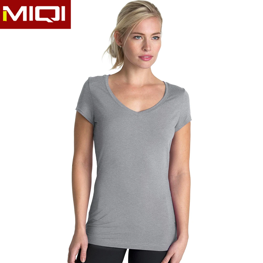 

Plain Nylon Spandex Female Sports Tee Shirts Wholesale Custom Stylish Private Label Women Sport Tshirt, More than 48 colors available