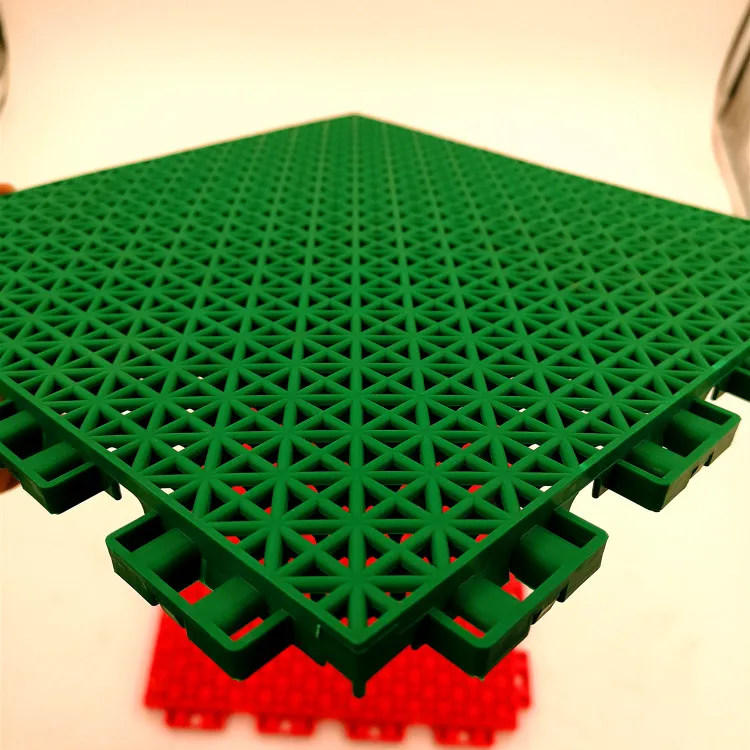 Plastic Suspended Interlocking Removable Flooring For Multisport