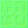 150 x 150 6x6 inch pine and cypress green glossy glazed ceramic wall tile (decorative pattern)