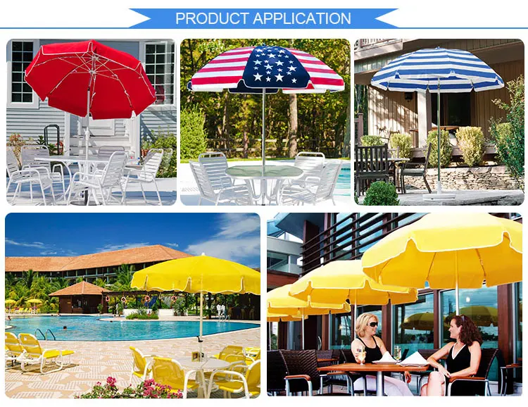 Top quality customized cheap advertising sun beach umbrella