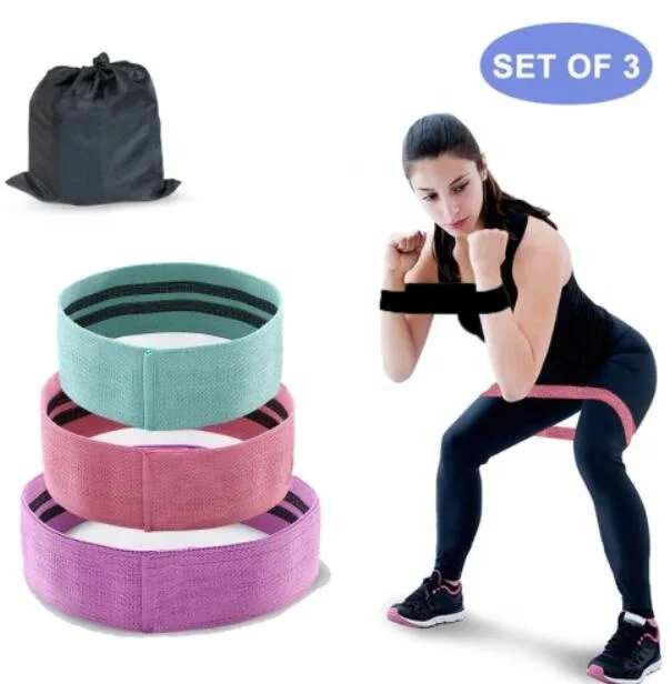 

Hip Circle Glute Resistance Band with 3 sizes, Black;pink;purple;red;blue
