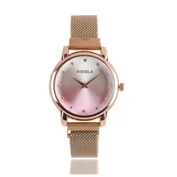 

3812 High Quality Hotsale Fancy Ladies Quartz Wrist Stainless Steel Magnetic Woman Watch