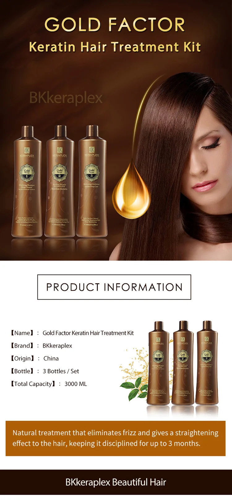 Fabricante de la marca pro-liss Pro-Techs salón Global etiqueta privada brasileña complejo tratamiento de cabello puro queratina para el cabello