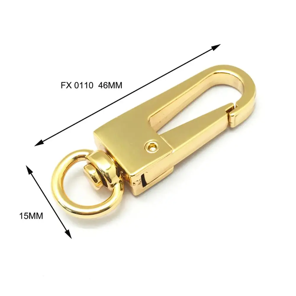 

Customised gold Metal bags locks snap hook for bag hardware