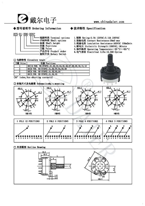 Rotary Selector Switch