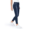 Hot Selling Ladies Stretch fashion skinny jeans women 2019 denim with zipper Trousers Wholesale Jeans Monkey washed jeans