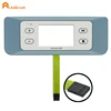 Cheap adhesive material low price soft touch flat keyboard membrane switch panel touch enclosure keypad with raised push button