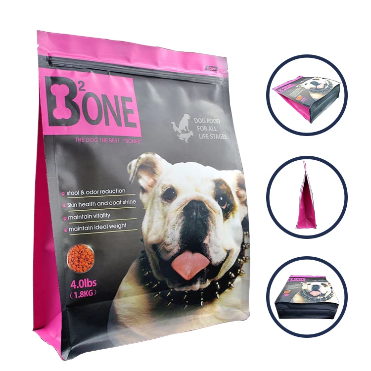 Stand Up Pouch For Pet Food With Zip Lock,Fresh Preserved Food