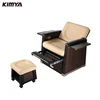 Wholesales pedicure spa deluxe wooden footbath foot massage chair sofa