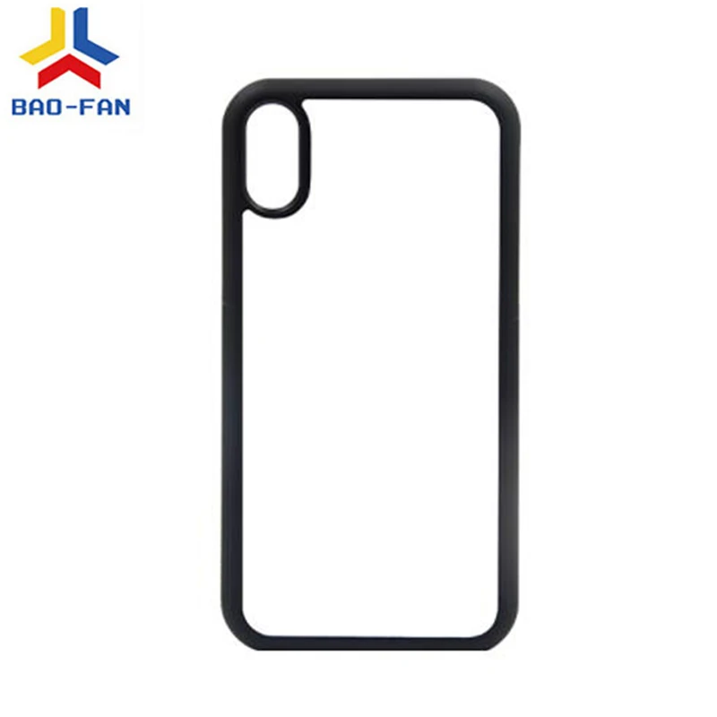 

High quality 2D Blank soft rubber Sublimation Phone Case for iphonex/xs