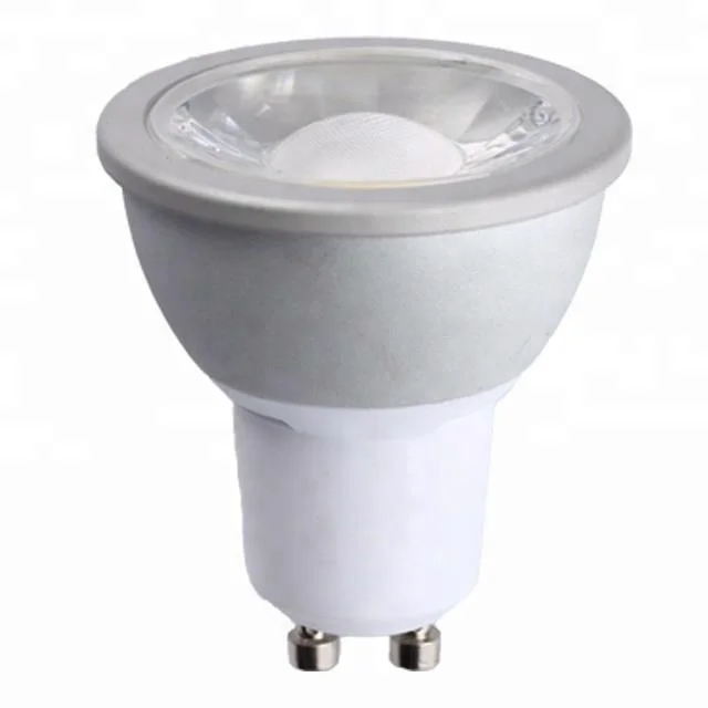 Silicon Dimmable 6w ampoule led gu10 e27 220v 110v ac cob droverless spotlight