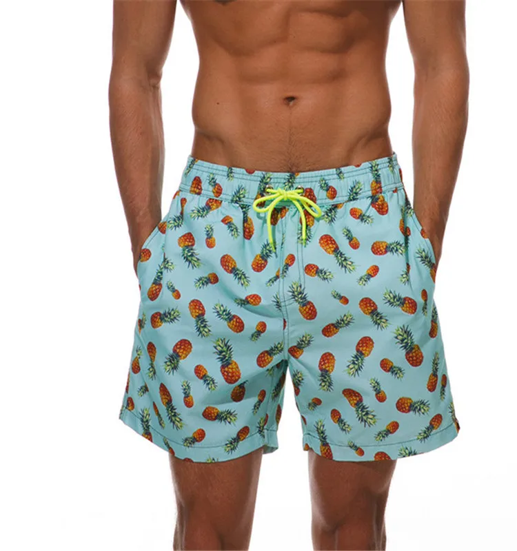 

2019 Wholesale Custom Sublimation Printed Bathing Suits Swimwear Men Trunks Beach Shorts, Customized