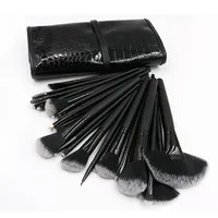 

wholesale professional 32 pcs wood handle makeup foundation brush set