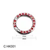 Small Metal Clasp With Red Drill Zinc Alloy Material Snap Hook